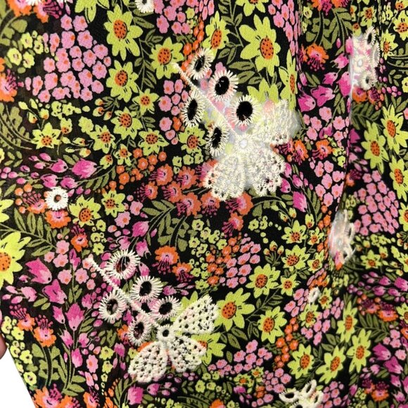 LEYDEN NEW NWT floral wildflower print skirt L Nomadic Getaway skirt - Picture 4 of 5